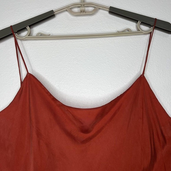 J. Crew Wildfire Red Gwen Sleeveless Cupro Slip Dress Plus Size 18 NWT BI679 - Picture 4 of 13